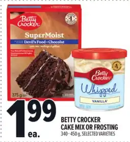 Metro BETTY CROCKER CAKE MIX OR FROSTING offer