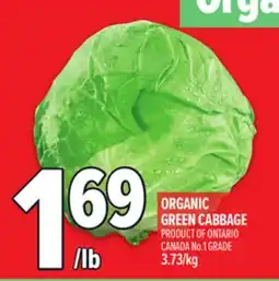 Metro ORGANIC GREEN CABBAGE offer