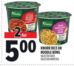 Metro KNORR RICE OR NOODLE BOWL offer