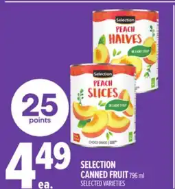 Metro SELECTION CANNED FRUIT offer