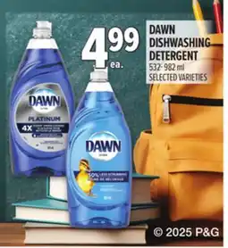 Metro DAWN DISHWASHING DETERGENT offer