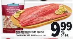 Metro FRESH COHO SALMON FILLETS VALUE PACK offer