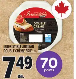 Metro IRRESISTIBLE ARTISAN DOUBLE CRÈME BRIE offer