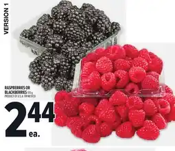 Metro RASPBERRIES OR BLACKBERRIES offer