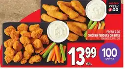 Metro FRESH 2 GO CHICKEN TENDERS OR BITES offer