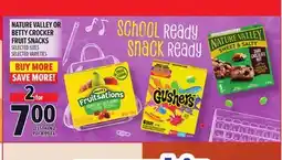Metro NATURE VALLEY OR BETTY CROCKER FRUIT SNACKS offer