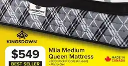 Leon's Kingsdown Mila Medium Queen Mattress offer