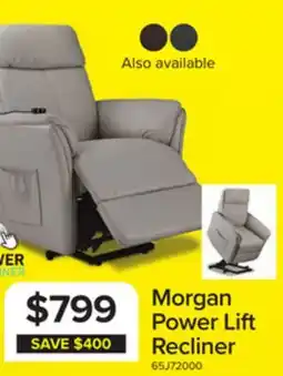 Leon's Morgan Power Lift Recliner - Taupe offer