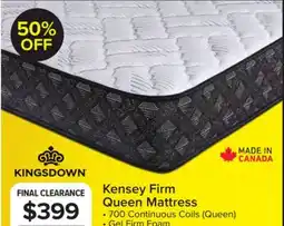 Leon's Kingsdown - Kensey Firm Queen Mattress offer