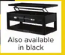 Leon's Manila 48 Lift-Top Coffee Table - Black offer