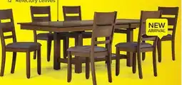 Leon's Brook Bay 7 Piece Extendable Dining Set - Sand, Brown offer