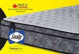 Leon's Sealy Posturepedic Correct Comfort I Firm Eurotop Queen Mattress offer