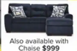 Leon's Mackay Chaise Sofa - Blue offer