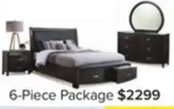 Leon's Cinema 6-Piece Queen Storage Bedroom Package - Charcoal offer