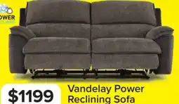 Leon's Vandelay Power Reclining Sofa - Grey offer