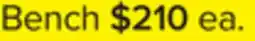 Leon's Kingstown Bench - Chocolate offer