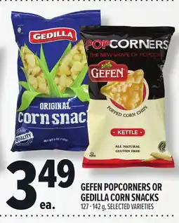 Metro GEFEN POPCORNERS OR GEDILLA CORN SNACKS offer