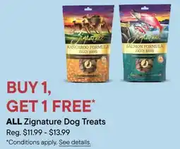 Petvalu Zignature Dog Treats offer