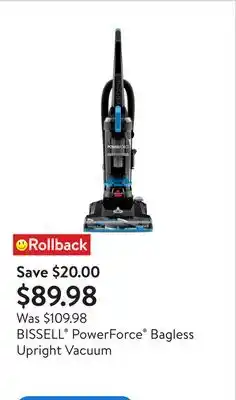 Walmart BISSELL PowerForce Bagless Upright Vacuum offer