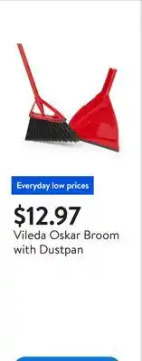 Walmart Vileda Oskar Broom with Dustpan offer