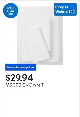 Walmart MS 300 CVC wht T offer