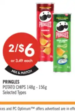 Shoppers Drug Mart PRINGLES POTATO CHIPS offer