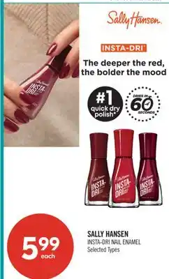 Shoppers Drug Mart SALLY HANSEN INSTA-DRI NAIL ENAMEL offer