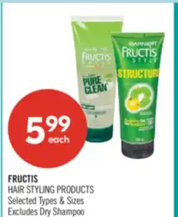 Shoppers Drug Mart FRUCTIS HAIR STYLING PRODUCTS offer
