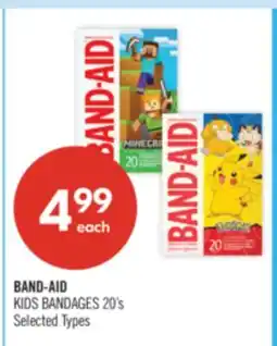 Shoppers Drug Mart BAND-AID KIDS BANDAGES 20's offer