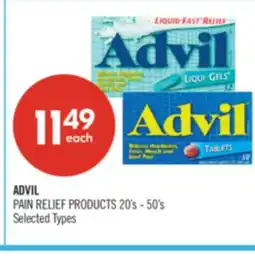 Shoppers Drug Mart ADVIL PAIN RELIEF PRODUCTS offer