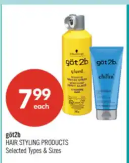 Shoppers Drug Mart göt2b HAIR STYLING PRODUCTS offer