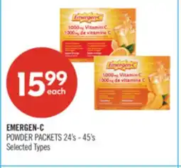 Shoppers Drug Mart EMERGEN-C POWDER PACKETS offer