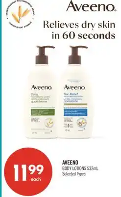 Shoppers Drug Mart AVEENO BODY LOTIONS offer