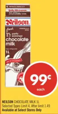Shoppers Drug Mart NEILSON CHOCOLATE MILK offer
