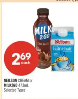 Shoppers Drug Mart NEILSON CREAM or MILK2GO offer