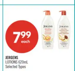 Shoppers Drug Mart JERGENS LOTIONS offer