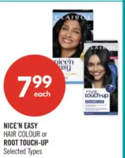 Shoppers Drug Mart NICE'N EASY HAIR COLOUR or ROOT TOUCH-UP offer