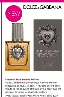 Shoppers Drug Mart Dolce&Gabbana Devotion Pour Homme Parfum offer