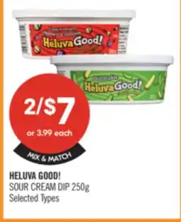 Shoppers Drug Mart HELUVA GOOD! SOUR CREAM DIP offer