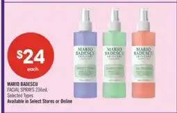 Shoppers Drug Mart MARIO BADESCU FACIAL SPRAYS offer