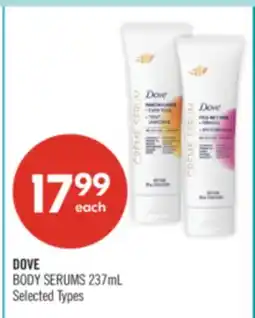 Shoppers Drug Mart DOVE BODY SERUMS offer