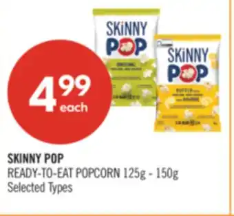 Shoppers Drug Mart SKINNY POP READY-TO-EAT POPCORN offer