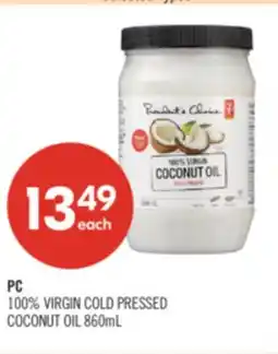 Shoppers Drug Mart PC 100% VIRGIN COLD PRESSED COCONUT OIL offer