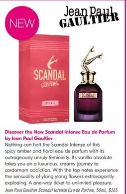 Shoppers Drug Mart Jean Paul Gaultier Scandal Intense Eau de Parfum offer