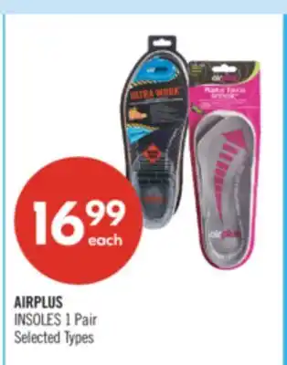 Shoppers Drug Mart AIRPLUS INSOLES offer