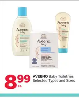 Rexall AVEENO Baby Toiletries offer