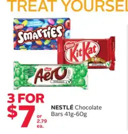 Rexall NESTLÉ Chocolate Bars offer