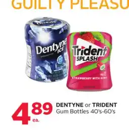 Rexall DENTYNE or TRIDENT Gum Bottles offer