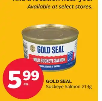Rexall GOLD SEAL Sockeye Salmon offer