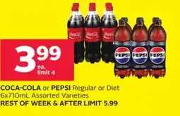 Rexall COCA-COLA or PEPSI Regular or Diet offer